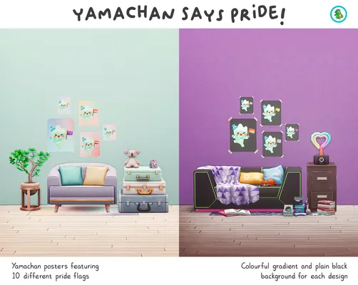 Yamachan Says Pride! Posters